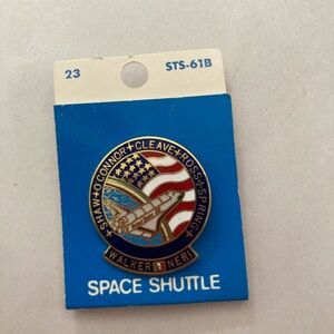 Space Shuttle Mission Pin Vintage